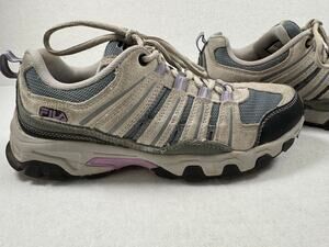 Fila Women's Day Hiker Trail Running Shoes 5SH40283-258 Gray Purple 8.5